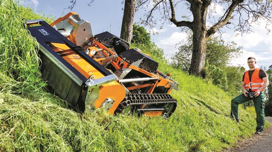 AS 1000 Ovis RC flail mower - credit: AS-Motor